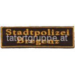 Stadtpolizei Bregenz - Schriftzug