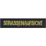 Schriftzug Strassenaufsicht Dornbirn (schwarz)